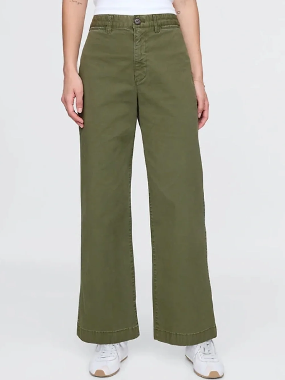 GAP high rise wide leg crop 8 NWT - Picture 1 of 8